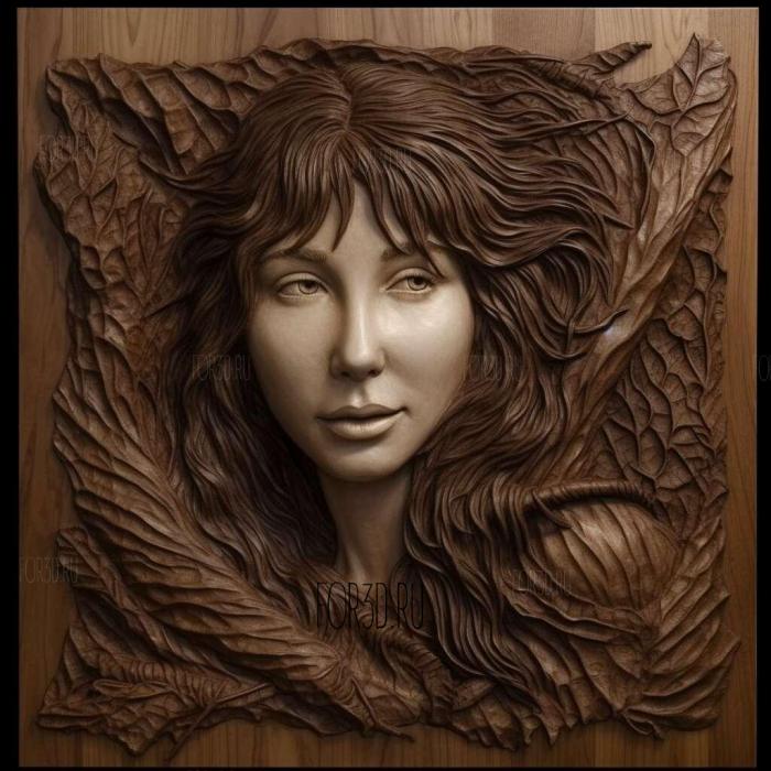 kate bush 1 stl model for CNC